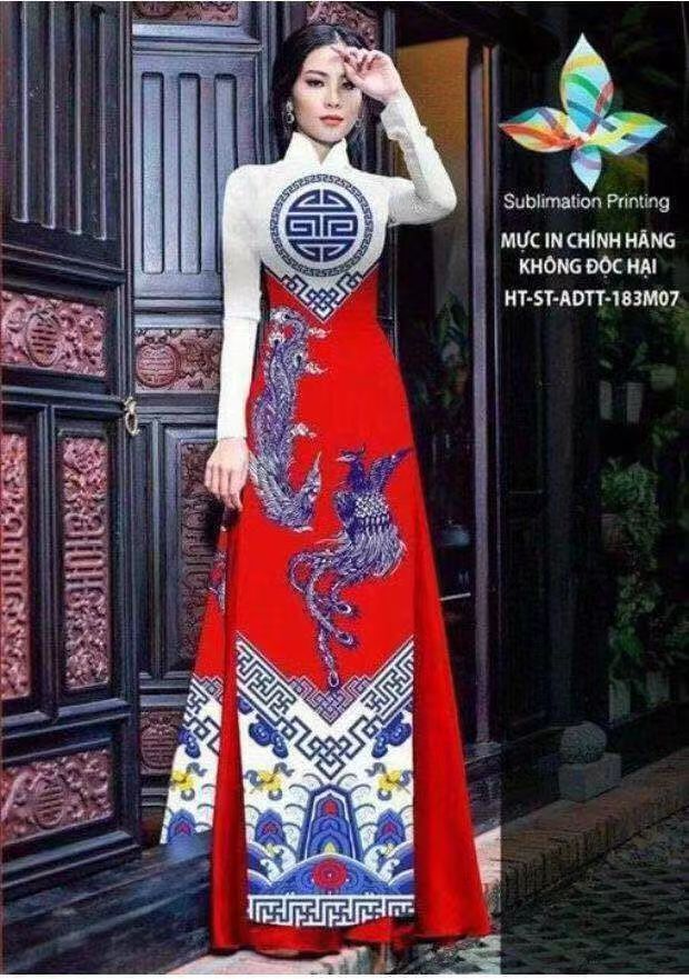 越南京族奥黛旗袍50元-2   (MZF1206)